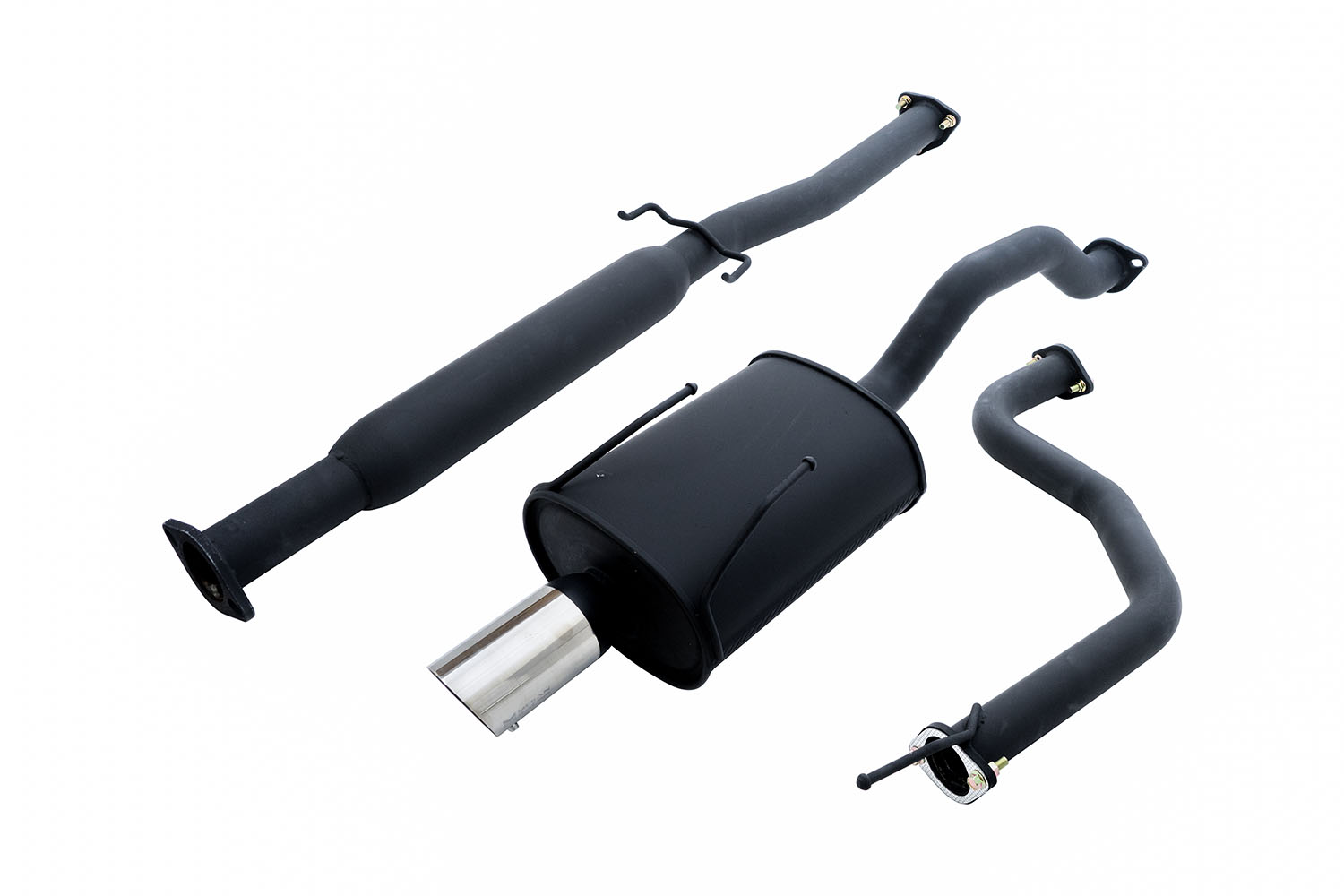 Megan Racing Cat Back Exhaust System 2.5" Pipe Black for Honda Civic 1992-2000 2-Door, 4-Door, Hatchback - MR-CBS-HC92-OEB (view 3)