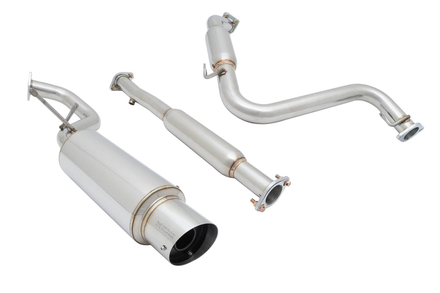 Megan Racing Cat-Back Exhaust System for 1995-1999 Mitsubishi Eclipse GS/RS 2.5" Pipe NA Type MR-CBS-ME95NT (view 2)