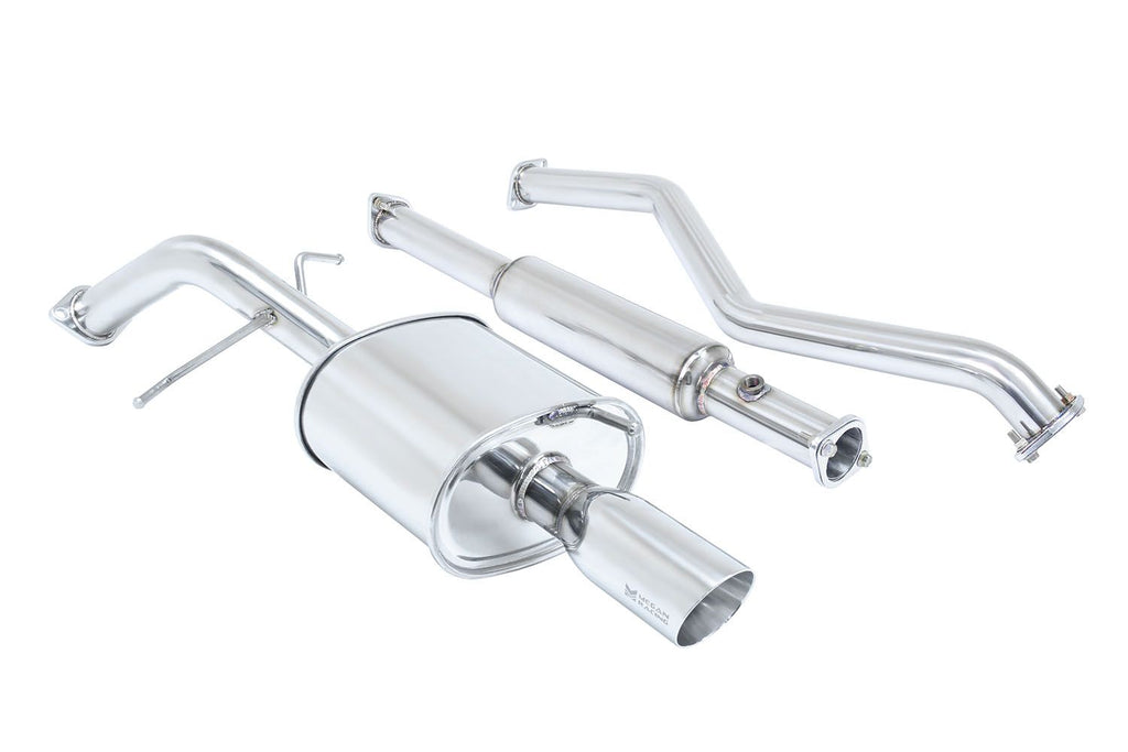 Megan Racing Cat-Back Exhaust System for 2002-2006 Mitsubishi Lancer - Stainless Rolled Tips (view 1)