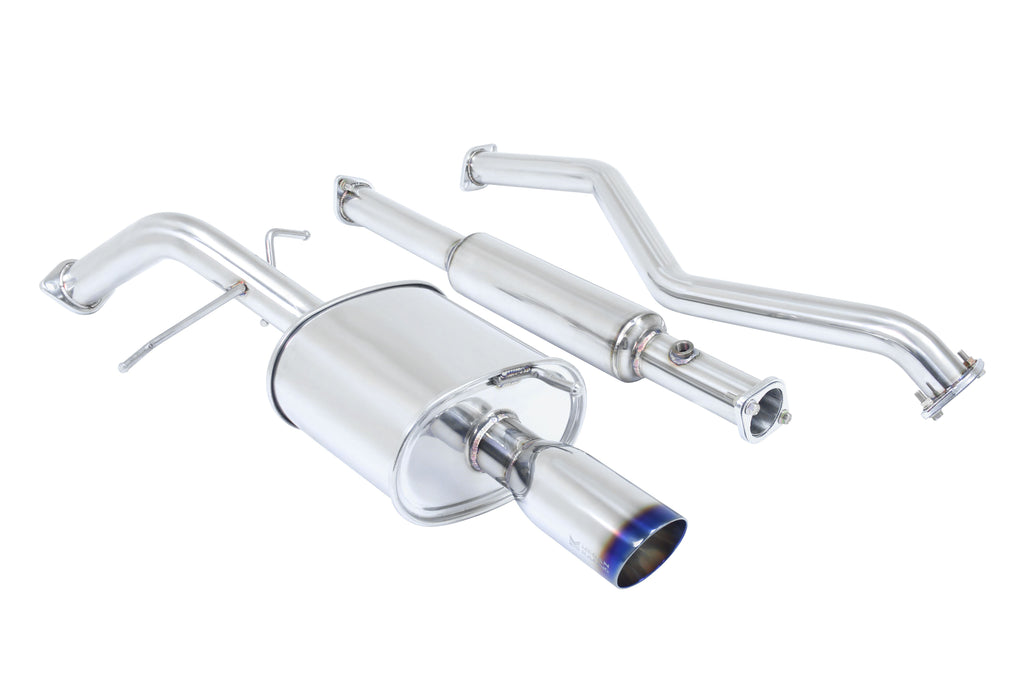 Megan Racing Cat-Back Exhaust System for 2002-2006 Mitsubishi Lancer - Stainless Rolled Tips (view 4)