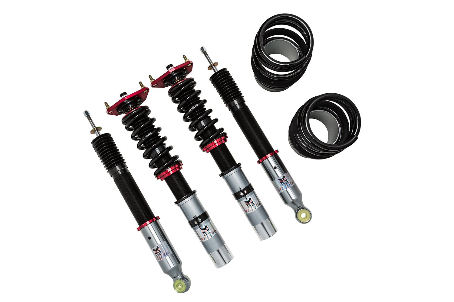Megan Racing Coilover Damper Kit for 1984-1987 Toyota Corolla AE86 - 32-way Adjust, Camber Plates, Shock Length Adjust (view 1)