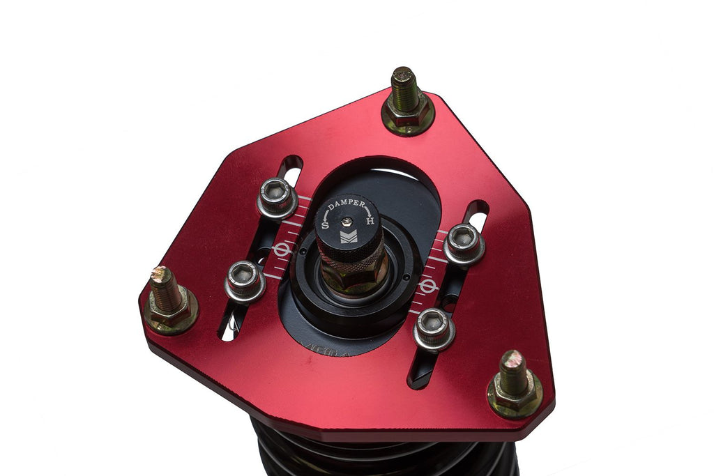 Megan Racing Coilover Damper Kit for 1984-1987 Toyota Corolla AE86 - 32-way Adjust, Camber Plates, Shock Length Adjust (view 2)
