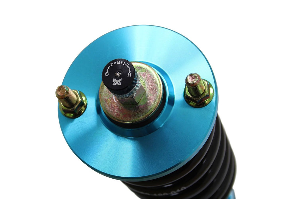 Megan Racing Coilover Damper Kit for Honda Civic 1992-2000, Acura Integra 1994-2001 - 15 Way Adjustable, Rubber Mounts, 10kg Front 5kg Re...