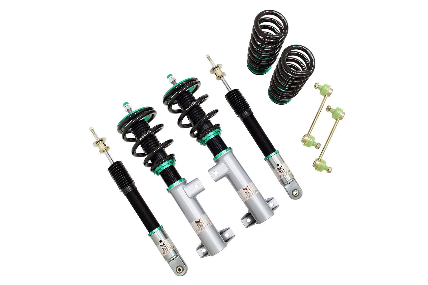 Megan Racing Coilover Damper Kit Euro Series for 2011+ Mercedes Benz SLK AMG – 7kgf/mm Front, 11kgf/mm Rear MR-CDK-MBR172-EU (view 1)