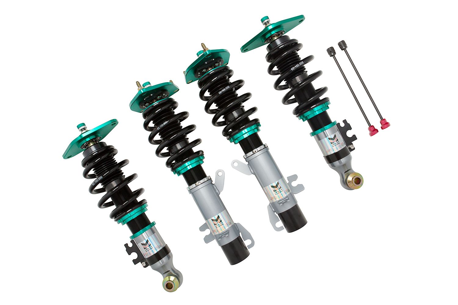 Megan Racing Coilover Damper Kit for 2007-2013 Mini Cooper R56 - Euro II Series Full Length Adjustable Monotube MR-CDK-MC08 (view 1)
