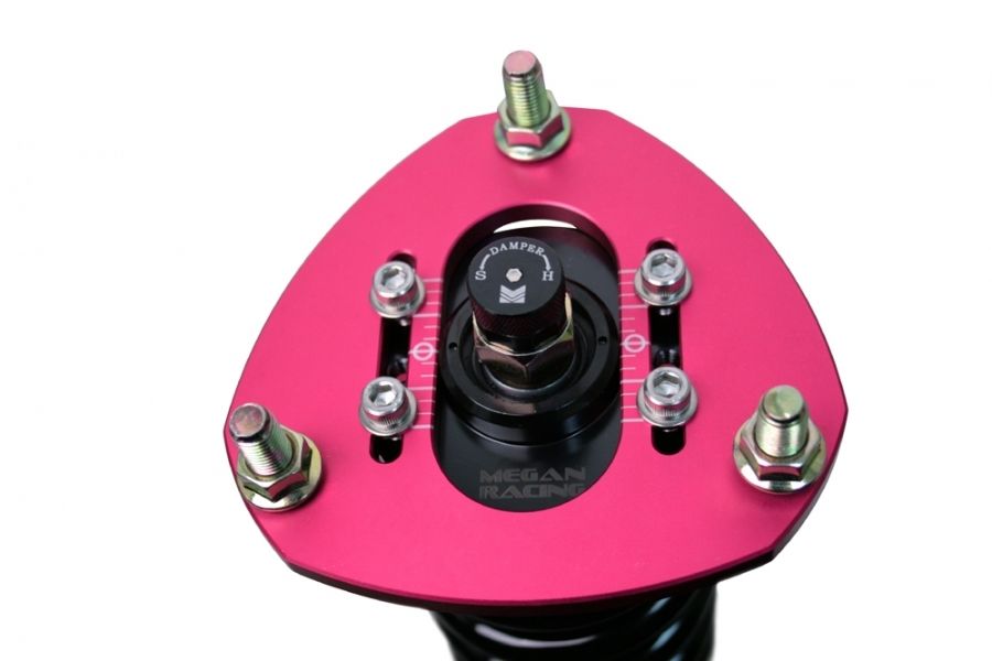 Megan Racing Coilover Damper Kit for Mitsubishi EVO10 08-14 Aggressive Spring Rates Adjustable Ride Height Dual Cylinder Design (view 3)