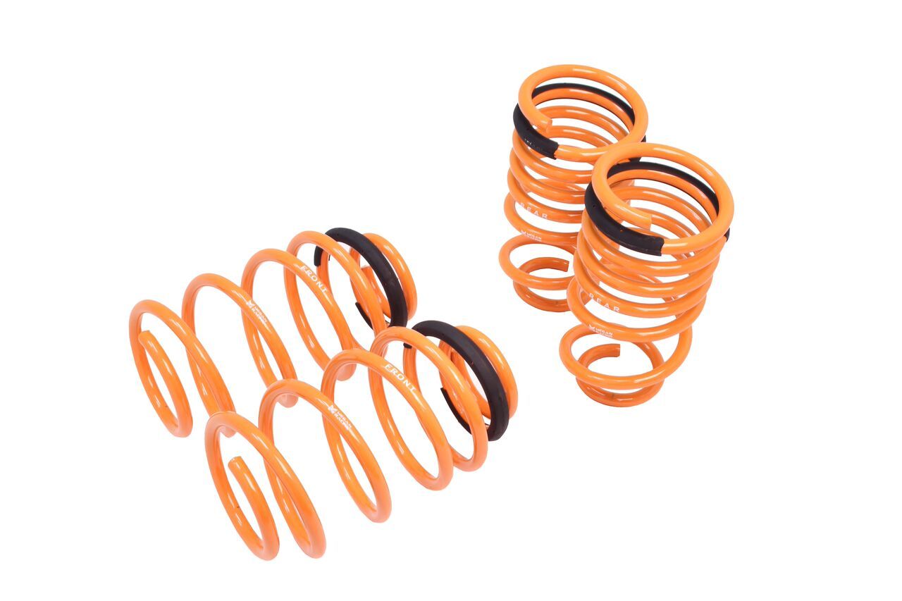 Megan Racing Lowering Springs for 2010-2011 Chevy Camaro Coupe, SAE 9254 Steel, Powder Coated, Front Drop 27.94mm, Rear Drop 47.72mm MR-L...