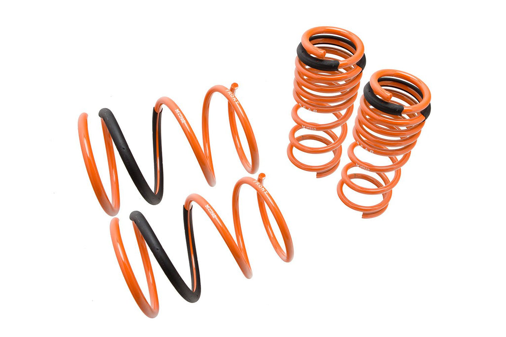 Megan Racing Lowering Springs Front & Rear for 2001-2005 Honda Civic SAE 9254 Cold Wound Steel 38.1mm Front Drop 44.45mm Rear Drop MR-LS-...