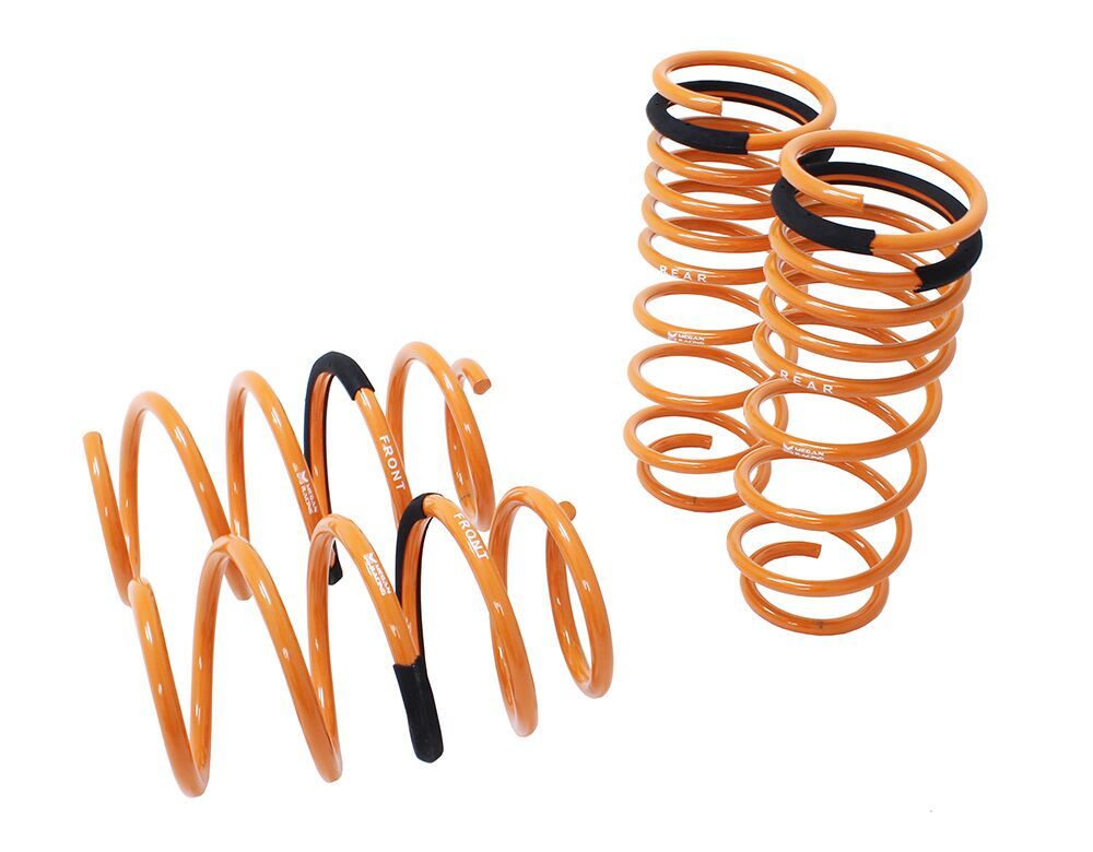 Megan Racing Lowering Springs Front/Rear for 2011-2016 Hyundai Veloster Turbo SAE 9254 Cold Wound Powder-Coated - MR-LS-HYV11T (view 1)