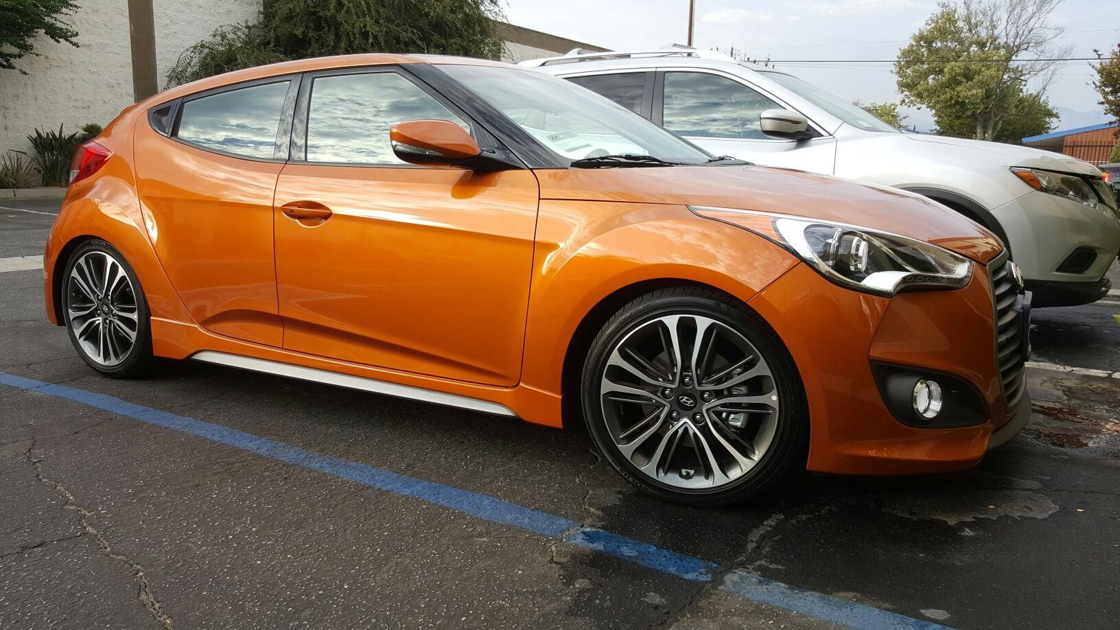Megan Racing Lowering Springs Front/Rear for 2011-2016 Hyundai Veloster Turbo SAE 9254 Cold Wound Powder-Coated - MR-LS-HYV11T (view 3)