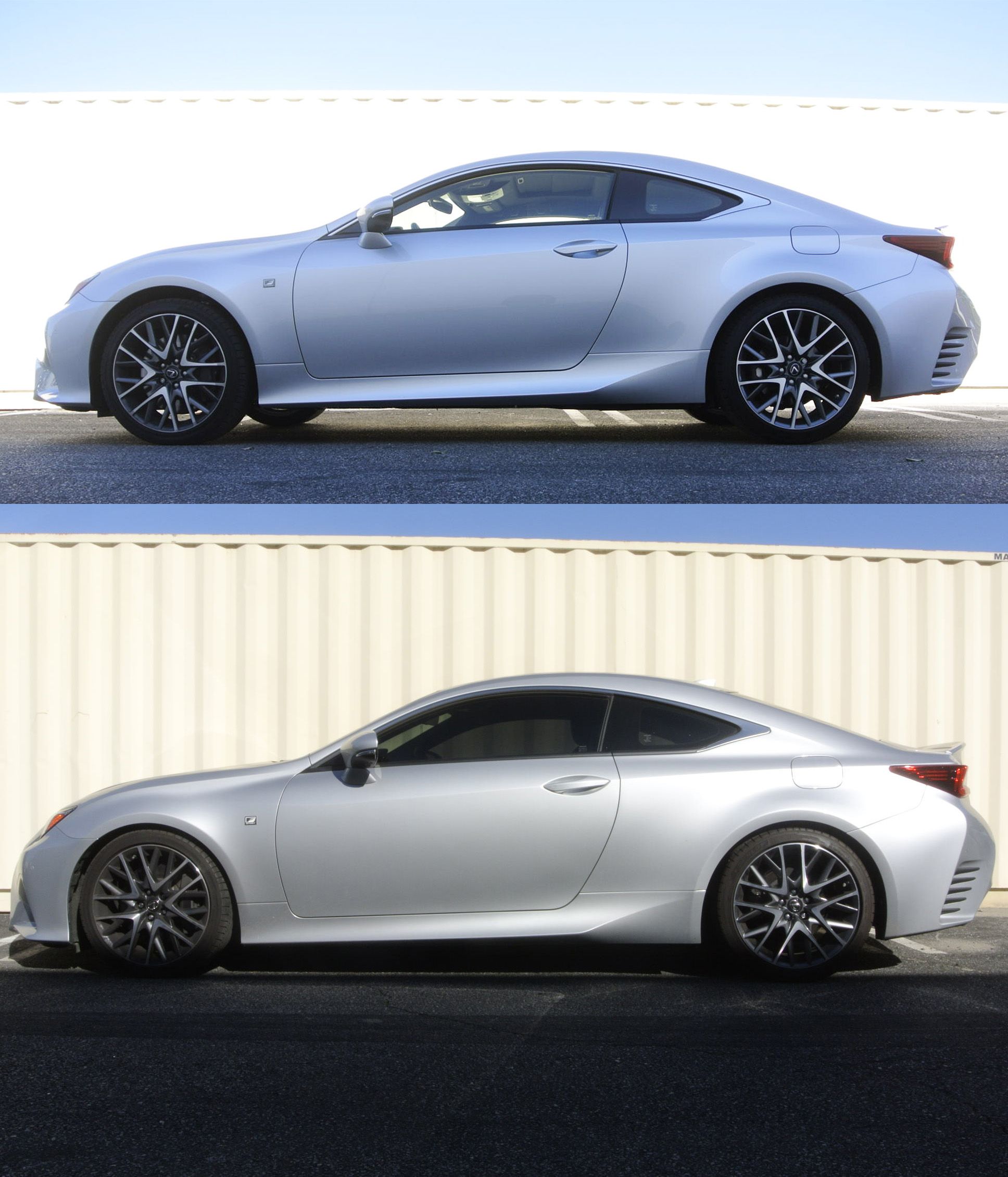 Megan Racing Lowering Springs - RWD for Lexus RC350 2015+ SAE 9254 Cold Wound Steel 40.64mm Drop MR-LS-LRC15 (view 2)