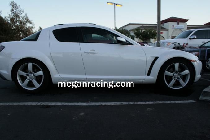 Megan Racing Lowering Springs for Mazda RX 8 2004 2011 - Front Spring Rates K1 202, K2 202 Rear Spring Rates K1 168, K2 168 MR-LS-MRX8 (v...