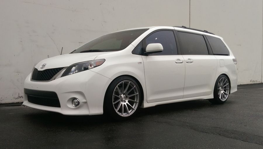 Megan Racing Lowering Springs Extreme Low Drop for 2011-2020 Toyota Sienna FWD - Front 76.6mm Rear 57.2mm MR-LS-TSE11FW (view 2)
