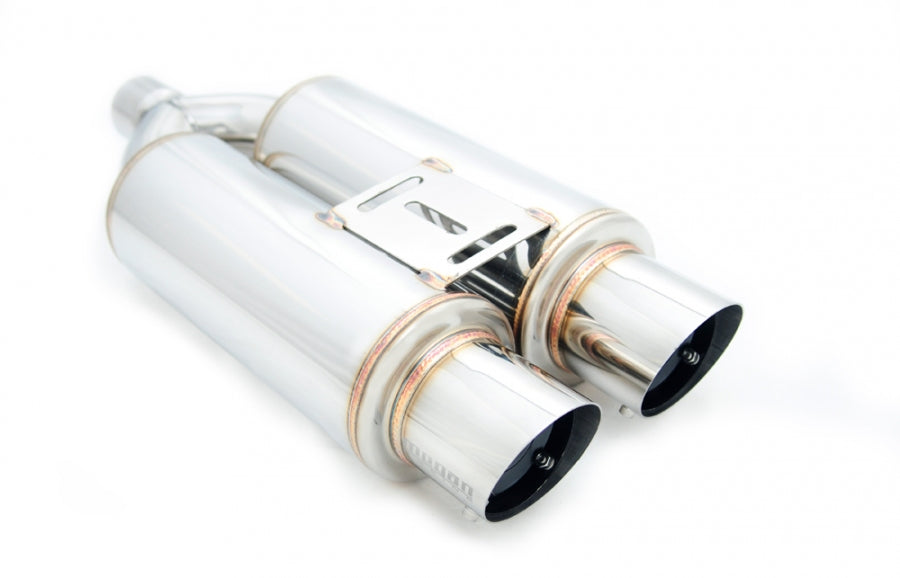 Megan Racing Dual 3.5" Exhaust Tips with Silencers for Universal Vehicles - MR-MU-MDF (view 2)