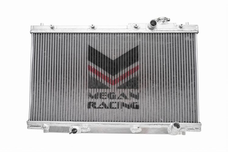 Megan Racing - Radiator 2 Row for 2001-2005 Honda Civic MT 4-Door Aluminum, 1.1 BAR Cap MR-RT-HC01 (view 1)