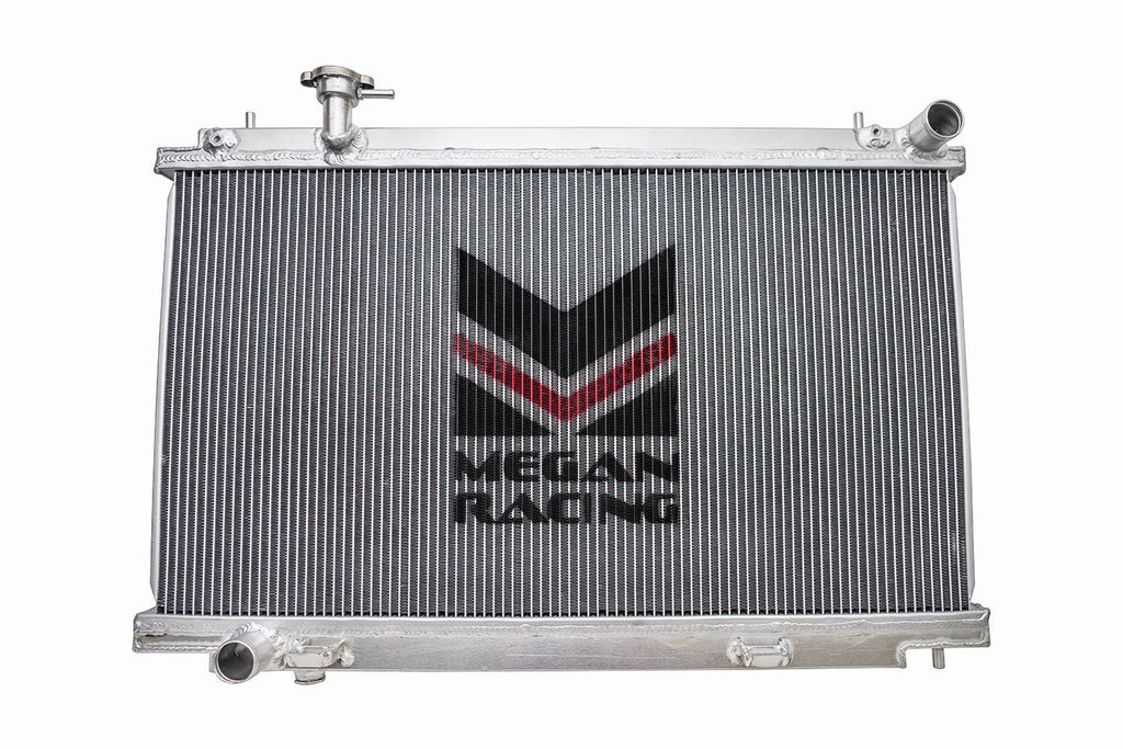 Megan Racing Radiator 2-Row for 2003-2006 Nissan 350Z MT - Aluminum, 1.1 BAR Cap MR-RT-N3Z (view 1)