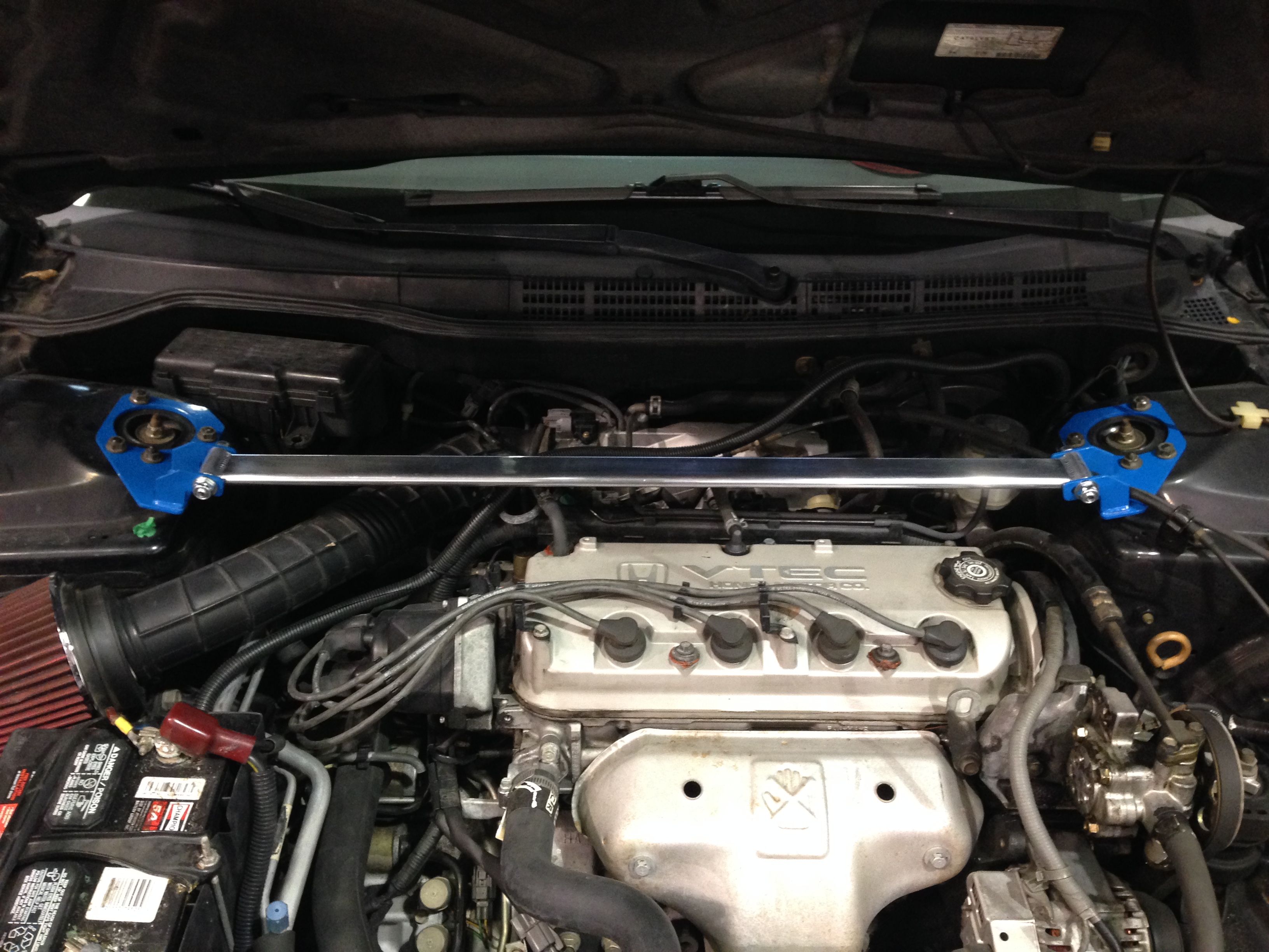 Megan Racing Front Strut Bar for Honda Accord 1998-2002 4 Cylinder Race‑Spec - MR-SB-HA9802FU-1P (view 2)