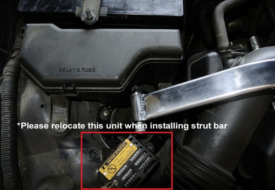 Megan Racing Race-Spec Strut Tower Bars Front for Lexus IS300 2000-2005 - MR-SB-LI01FU-1P (view 3)