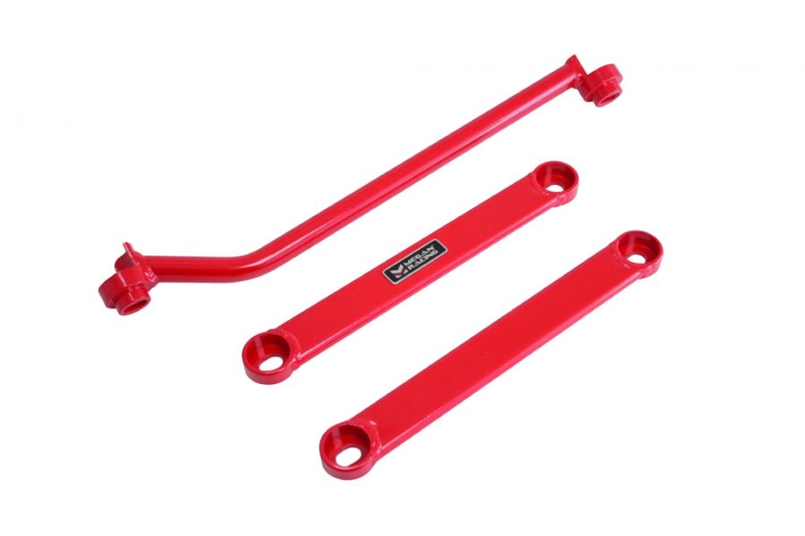 Megan Racing Strut Bar Rear Lower for Lexus IS300 2001-2005 Red - MR-SB-LI01RL-R (view 1)