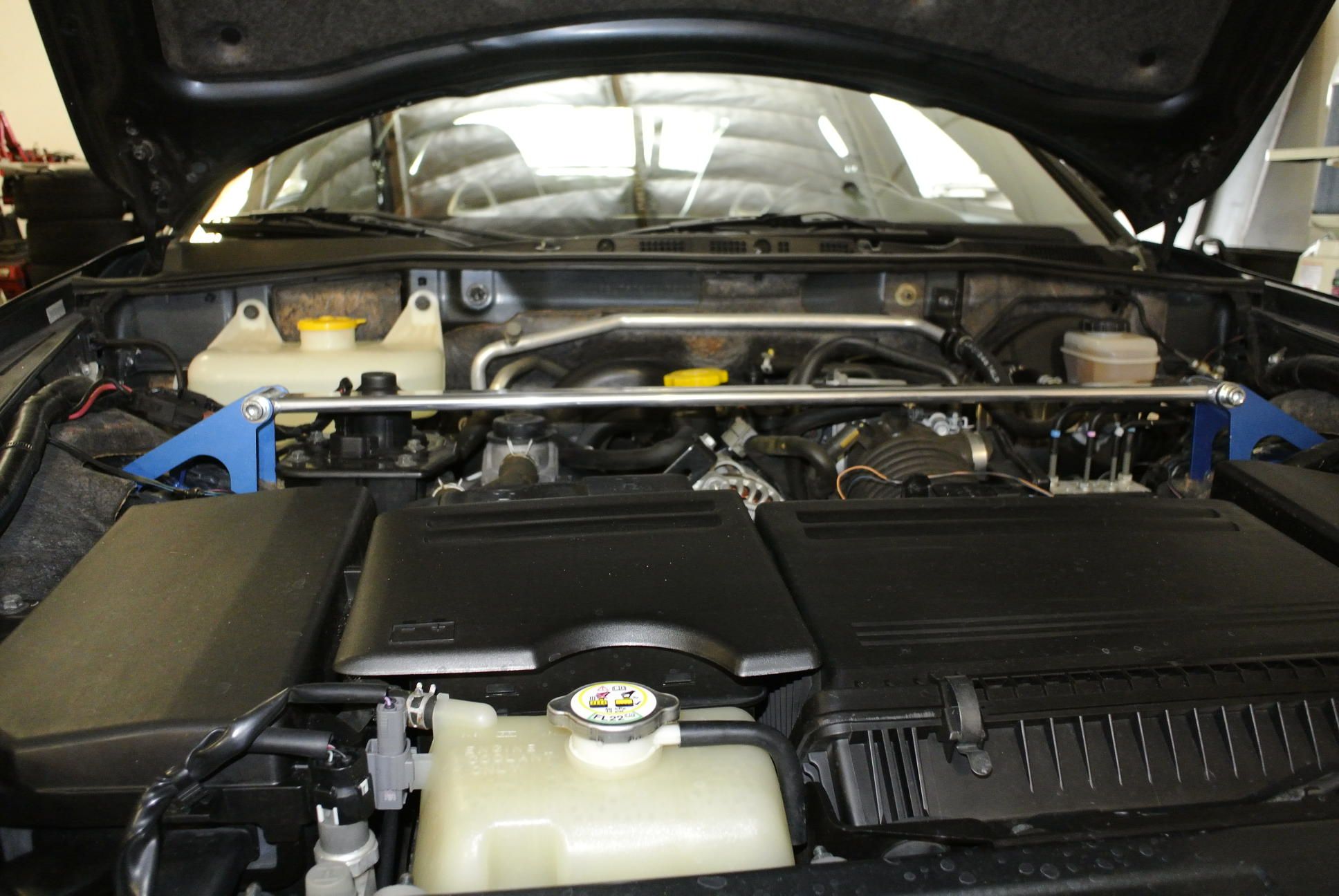 Megan Racing Strut Bar Front for 2004-2011 Mazda RX8 Race Spec 1 Piece Racing Style - MR-SB-MRX8FU-1P (view 2)