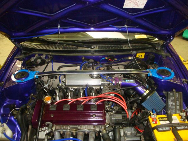 Megan Racing Strut Bar Race Spec Front Upper for 1993-2002 Toyota Corolla MR-SB-TCO93FU-1P (view 2)