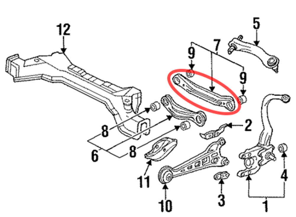 Megan Racing Rear Lower Links for 1990-1997 Honda Accord - Lightweight Steel Alloy, Adjustable, 2 Pieces – MRS-HA-0120 (view 2)
