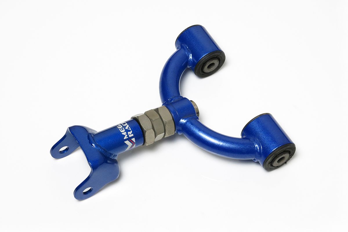 Megan Racing Adjustable Rear Upper Control Arms for Miata 1990-2005 Steel Alloy Hard Rubber Bushings MRS-MZ-0722 (view 1)