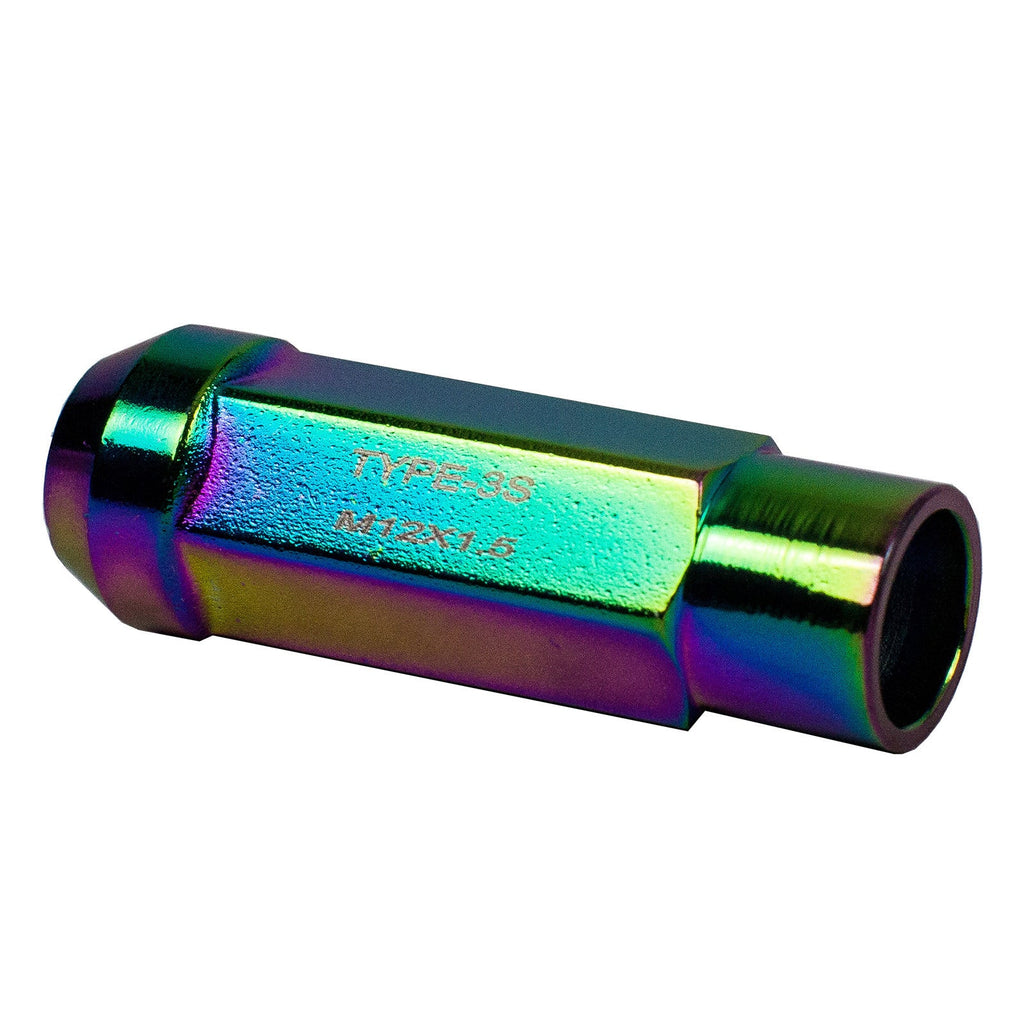 Godspeed New Type 3-X 55mm Steel Open End Lug Nuts 20 pcs. Set M12 X 1.5 (view 10)