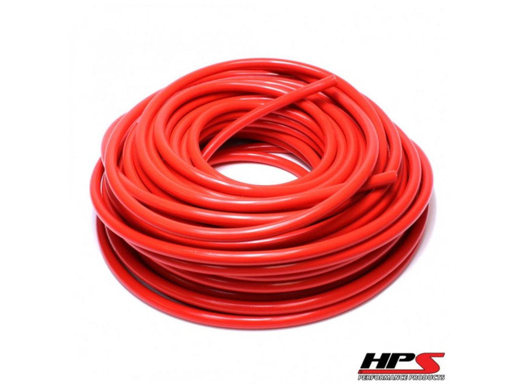 HPS High Temp 3/8"ID (9.5mm) Reinforced Silicone Heater Hose Red -50 Feet (view 2)