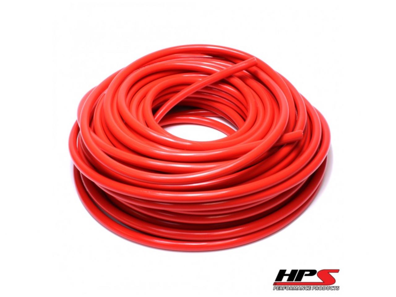 HPS High Temp 3/8" ID (9.5mm) Reinforced Silicone Heater Hose Red -25 Feet (view 2)