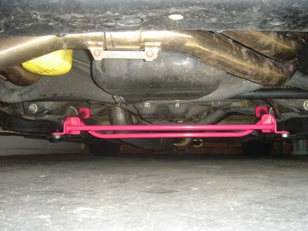 Megan Racing H-Brace Pink for Subaru WRX 2002-2007 SB-HBWRX (view 2)
