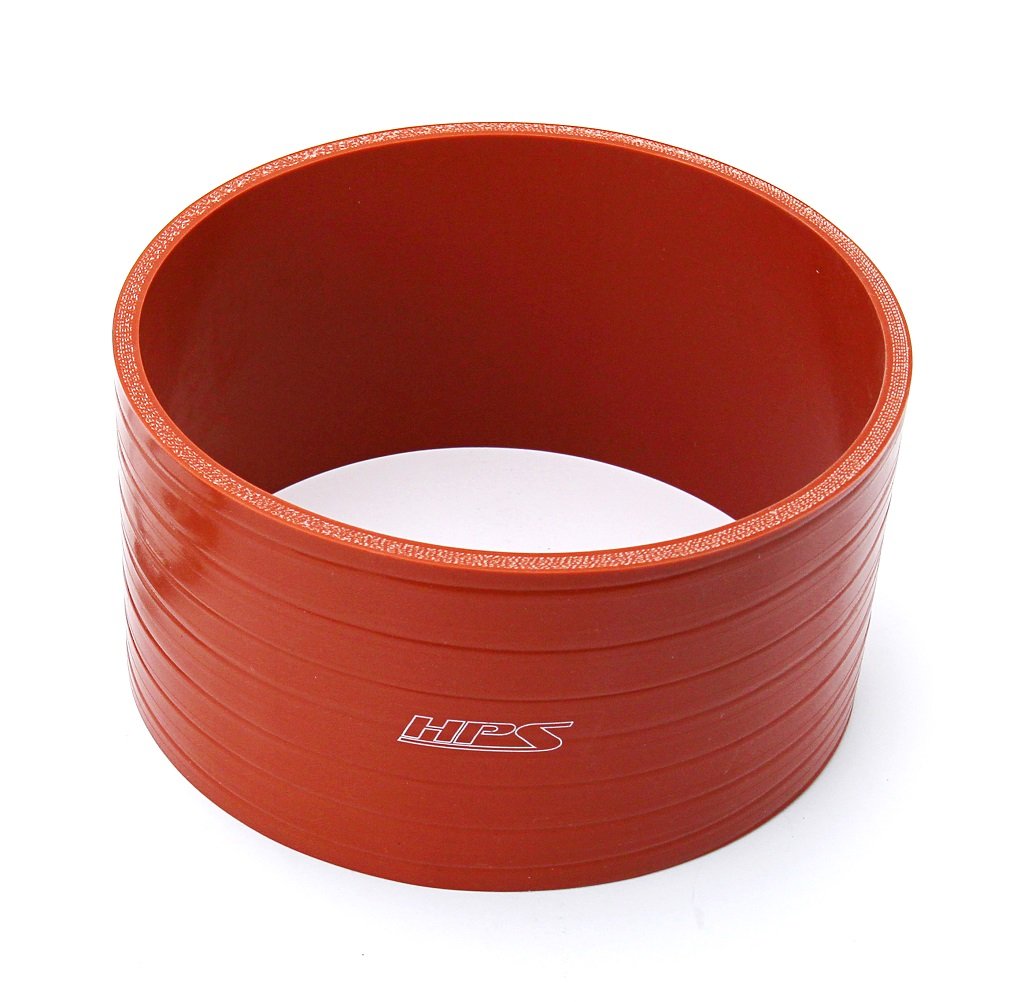 HPS Performance Products HPS 7" (178mm) ID Silicone Straight Coupler Hose, Ultra High Temp 6-ply Aramid Reinforced, Max. Temperature Rating 500F