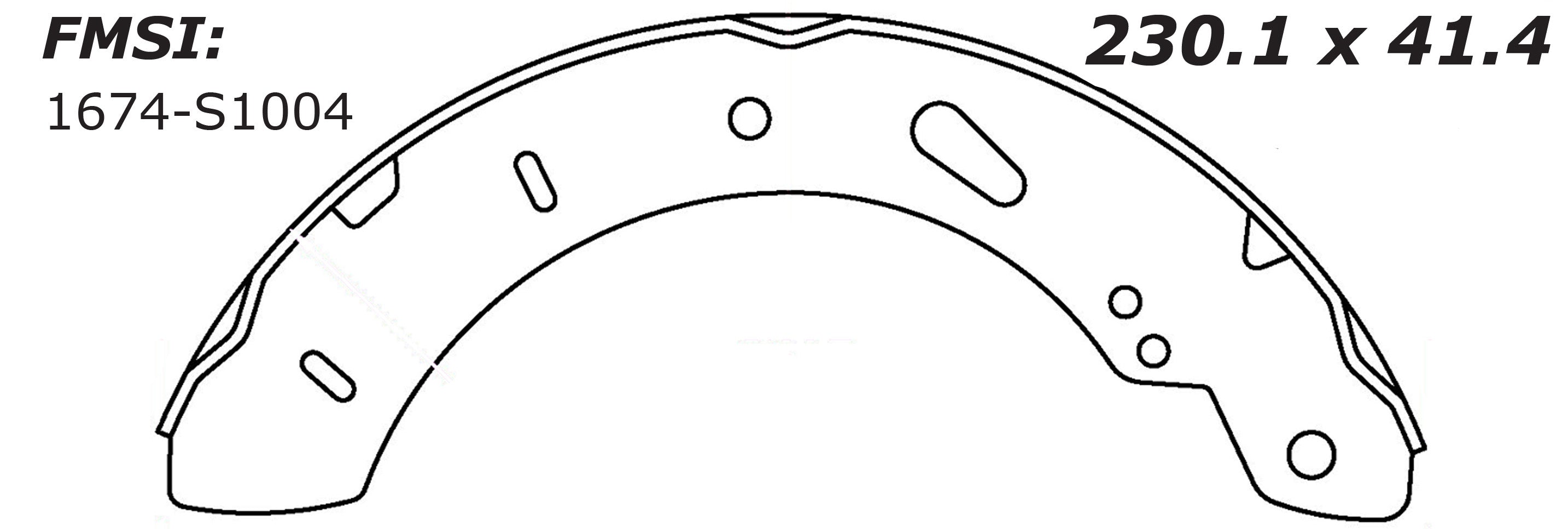 Porterfield Brake Shoes for 2016 FORD FOCUS R/Drum
