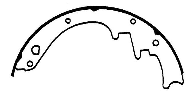 Porterfield Brake Shoes for 1970 MERCURY COUGAR 302 V8 w/Front Discs