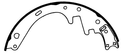 Porterfield Brake Shoes for 1990 FORD F150 2WD