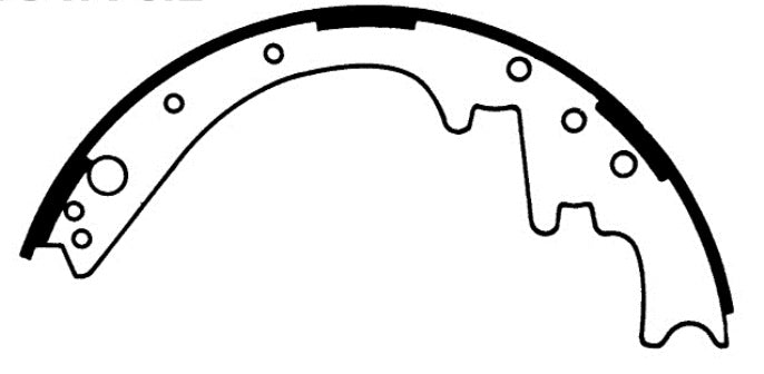 Porterfield Brake Shoes for 1968 DODGE CHARGER w/11" Drums