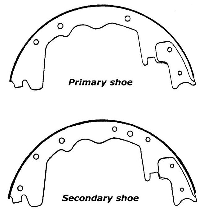 Porterfield Brake Shoes for 1997 FORD F250 3/4 Ton 2WD Rear Drum 7 Lug