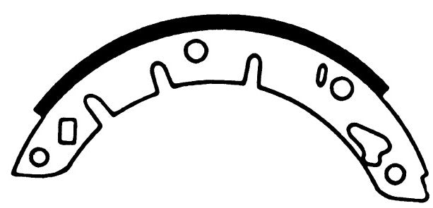 Porterfield Brake Shoes for 1964 MG MGB GT Banjo