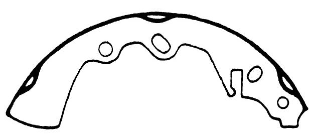 Porterfield Brake Shoes for 1978 MAZDA RX 4