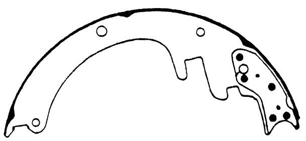 Porterfield Brake Shoes for 2000 CHEVROLET SUBURBAN 1500 4WD 13" Rear Drum / 8 lug