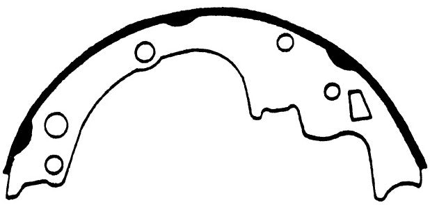 Porterfield Brake Shoes for 1986 CHEVROLET ASTRO VAN