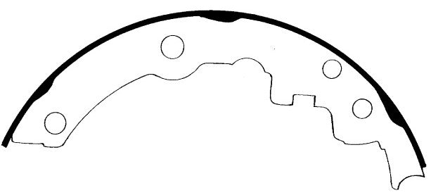 Porterfield Brake Shoes for 2001 CHEVROLET CAVALIER w/200mm Rear Drums