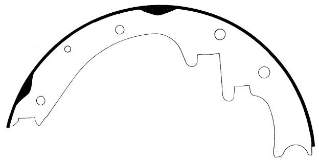 Porterfield Brake Shoes for 1994 JEEP GRAND CHEROKEE Rear Drum