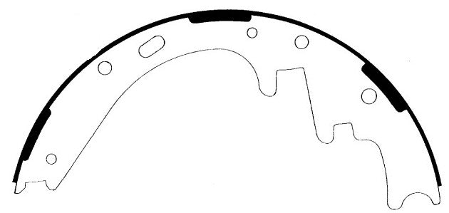 Porterfield Brake Shoes for 2001 DODGE DAKOTA 4WD 11" Rear Shoe