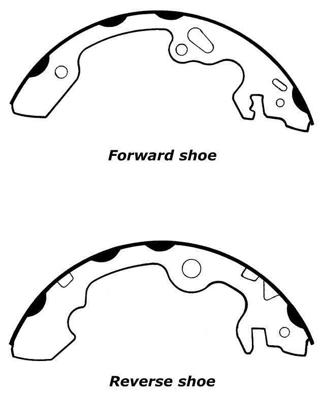 Porterfield Brake Shoes for 2008 FORD FOCUS