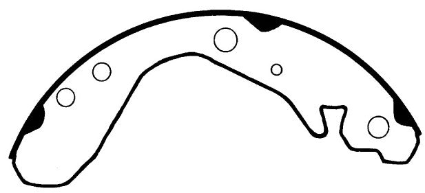 Porterfield Brake Shoes for 2002 HONDA INSIGHT CVT