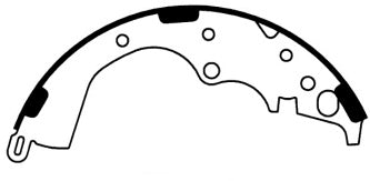 Porterfield Brake Shoes for 2013 TOYOTA TACOMA 2WD 5 Lug