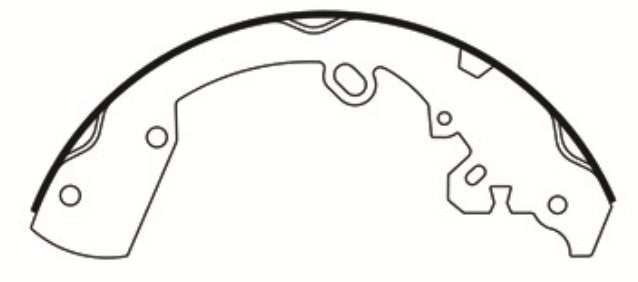 Porterfield Brake Shoes for 2007 DODGE DAKOTA 4WD