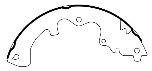 Porterfield Brake Shoes for 2012 FORD ESCAPE