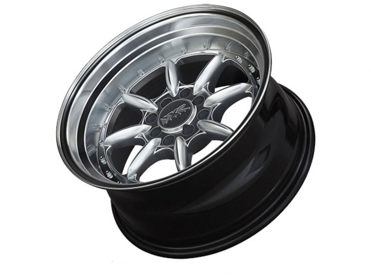 XXR 002.5 Wheel Hyper Silver / Machined Lip 15x8 +20 4x100,4x114.3